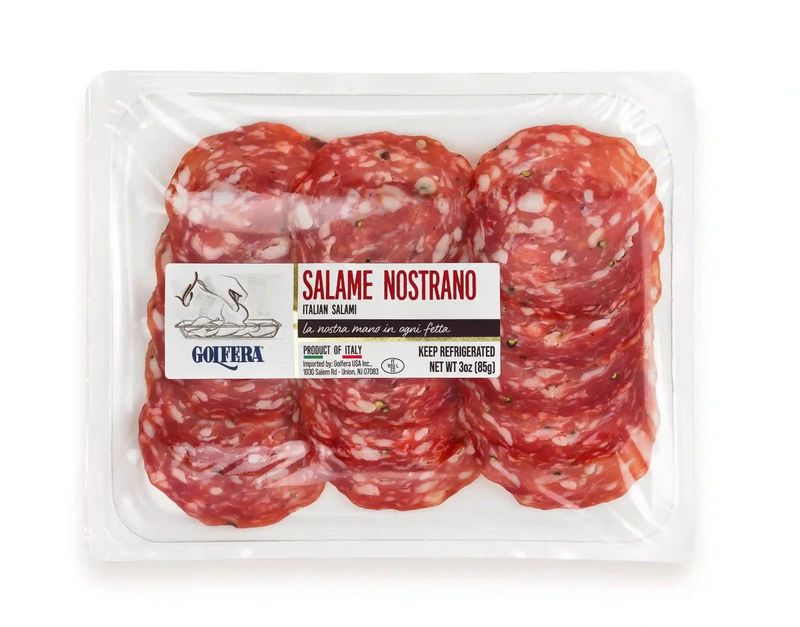 Golfera Salame Nostrano Precut, WS 10x  3 oz