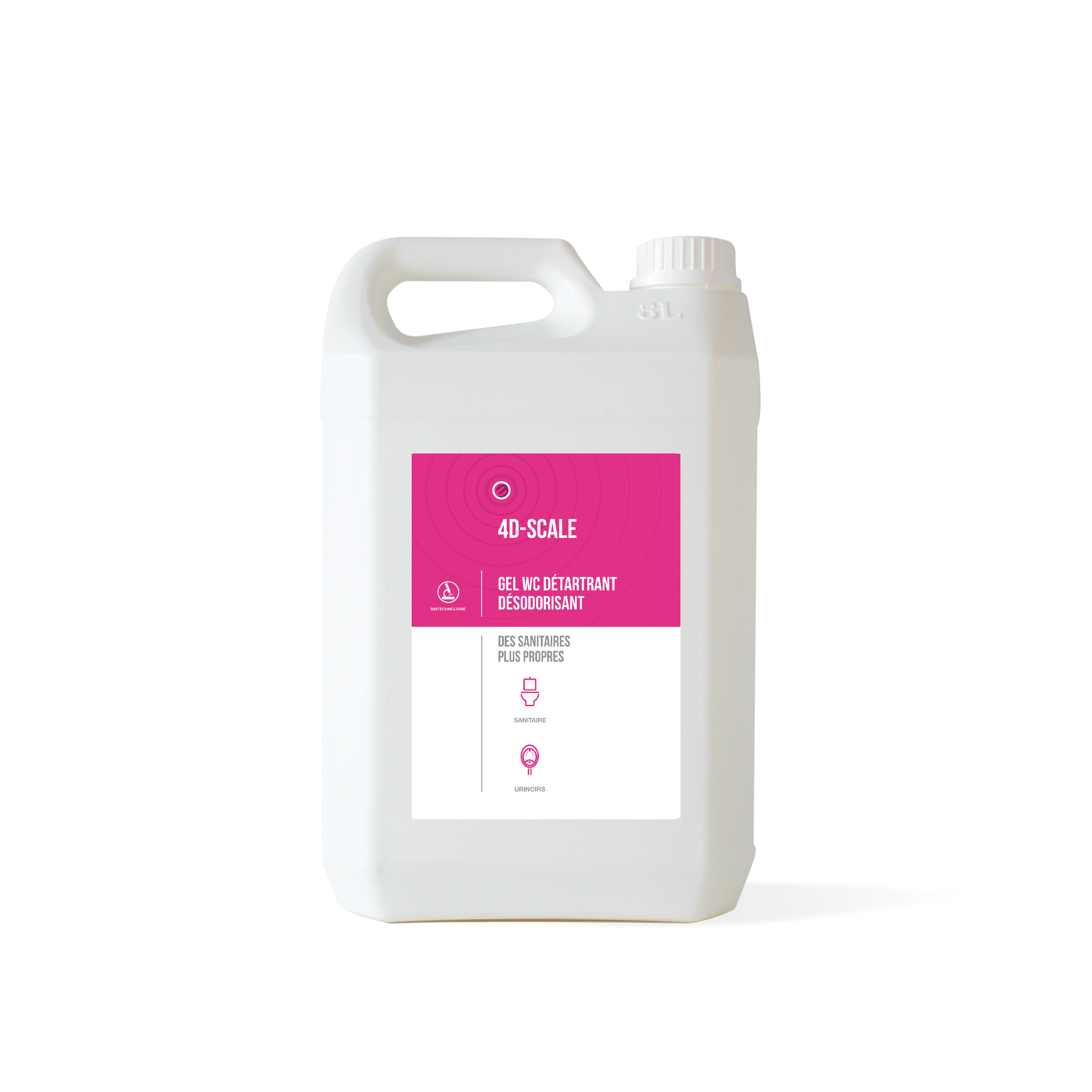 Gel WC Nettoyant détartrant désodorisant (pH 2,5)