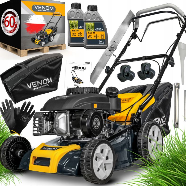 MOCNA KOSIARKA SPALINOWA VENOM 41CM NAPĘD STALOWA OBUDOWA LEKKA SUPER