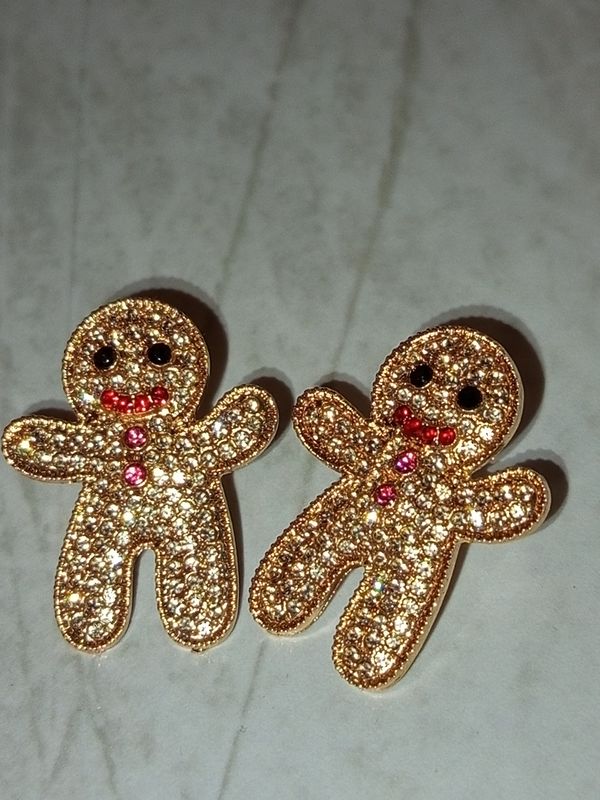 kolczyki ciastki duże