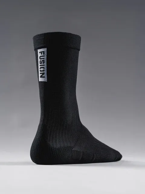 Fusion Tempo! TWO Run sock men ( Black)