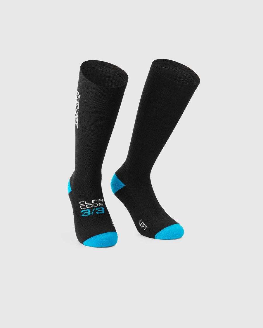 Assos Ultraz 3/3 FUGU Socks ( BlackSeries)