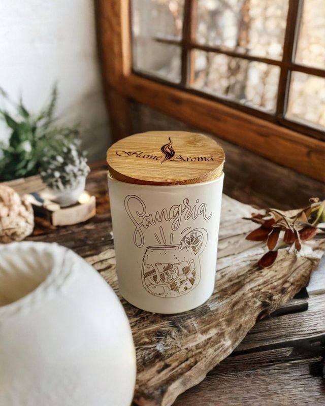 GRAWEROWANA Świeca sojowa Sangria