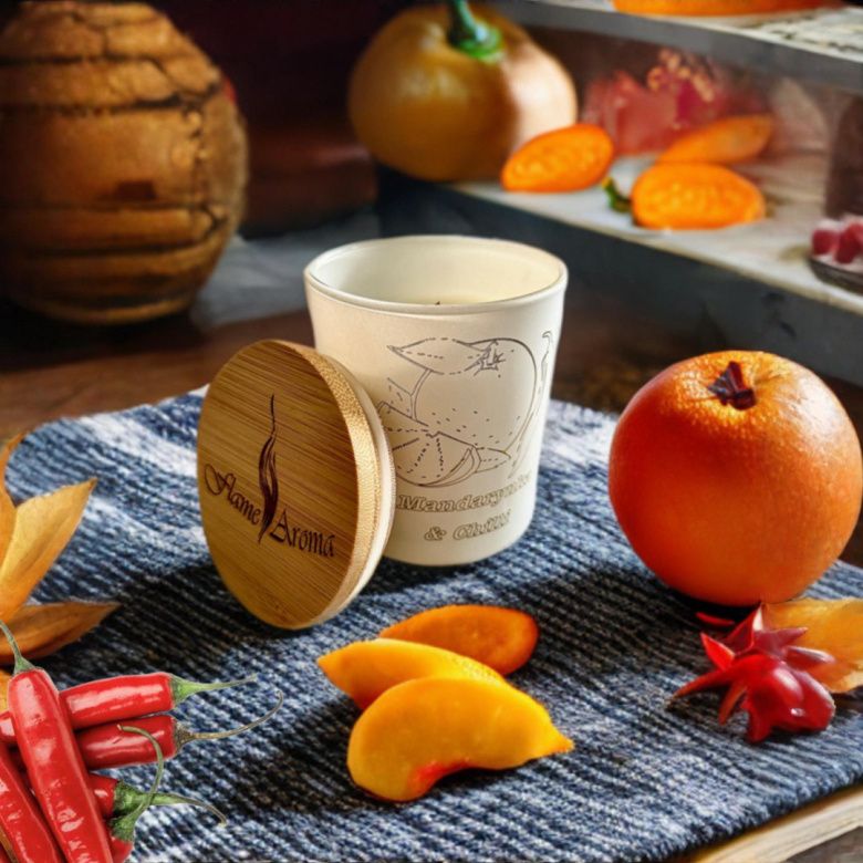 GRAWEROWANA Świeca sojowa Mandarynka &amp; Chilli