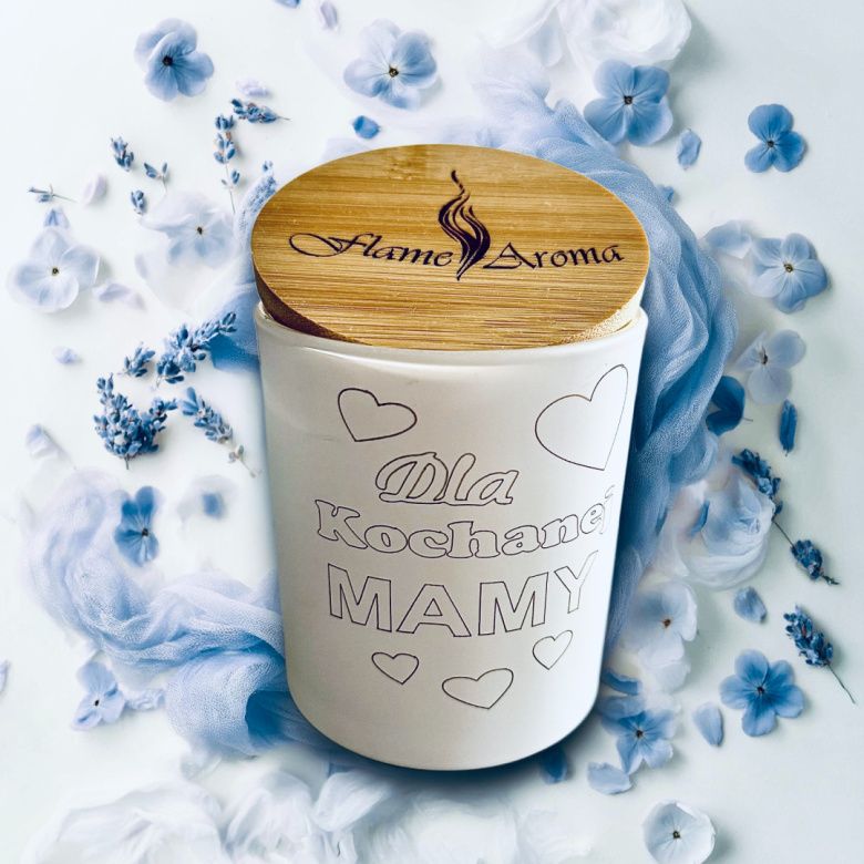 GRAWEROWANA Świeca sojowa Dzień Matki