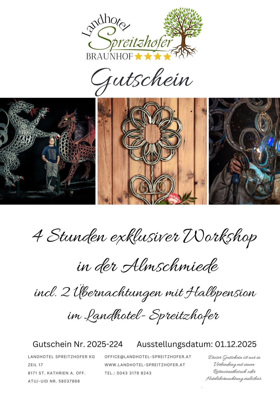 4 Exklusiver Workshop mit Hufeisenkunst 4 Exklusiver Workshop mit Hufeisenkunst