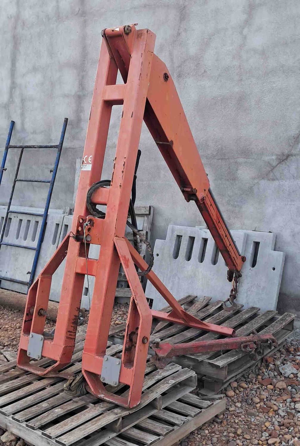 Grua-pluma de tractor de 2.000 Kilos.