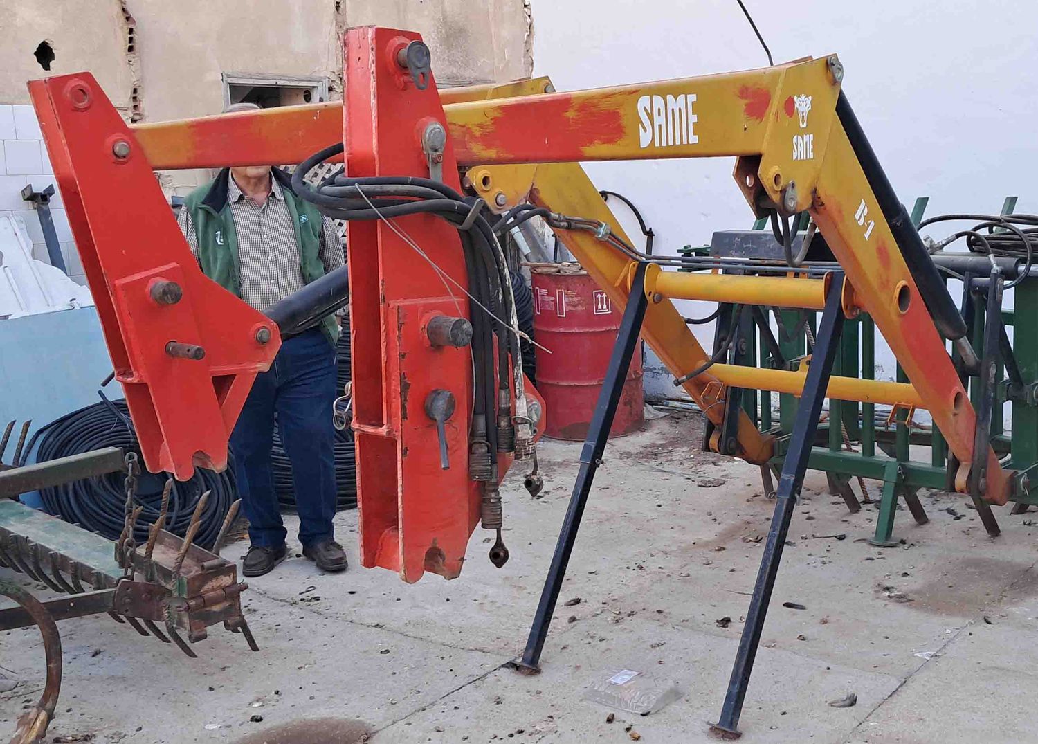 Pala adaptada a Same Silver 100.6.