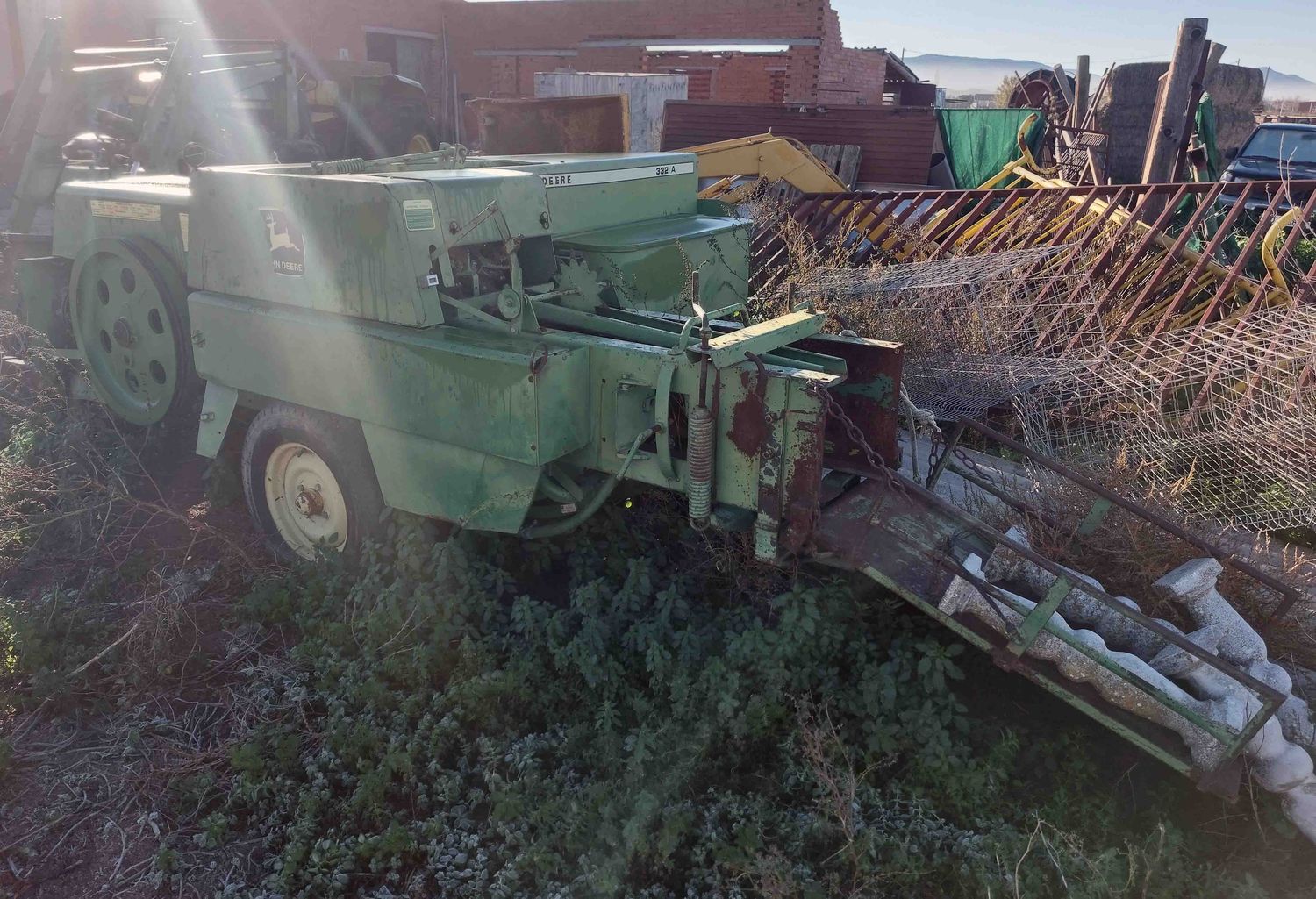 Empacadora John Deere 332 A.