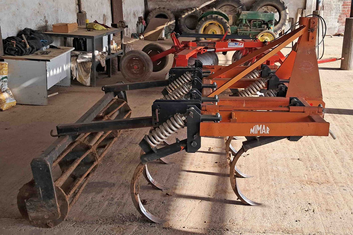 Chisel Mimar 9 brazos con rulo varillas.