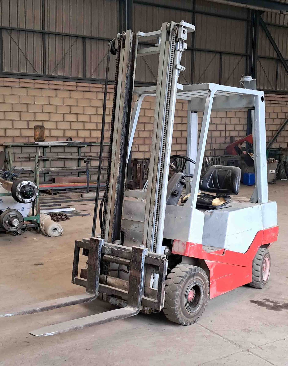 carretilla toro torito elevadora apilador transpaleta carga mastil mástil still komatsu fenwick manitou nissan daewoo palet