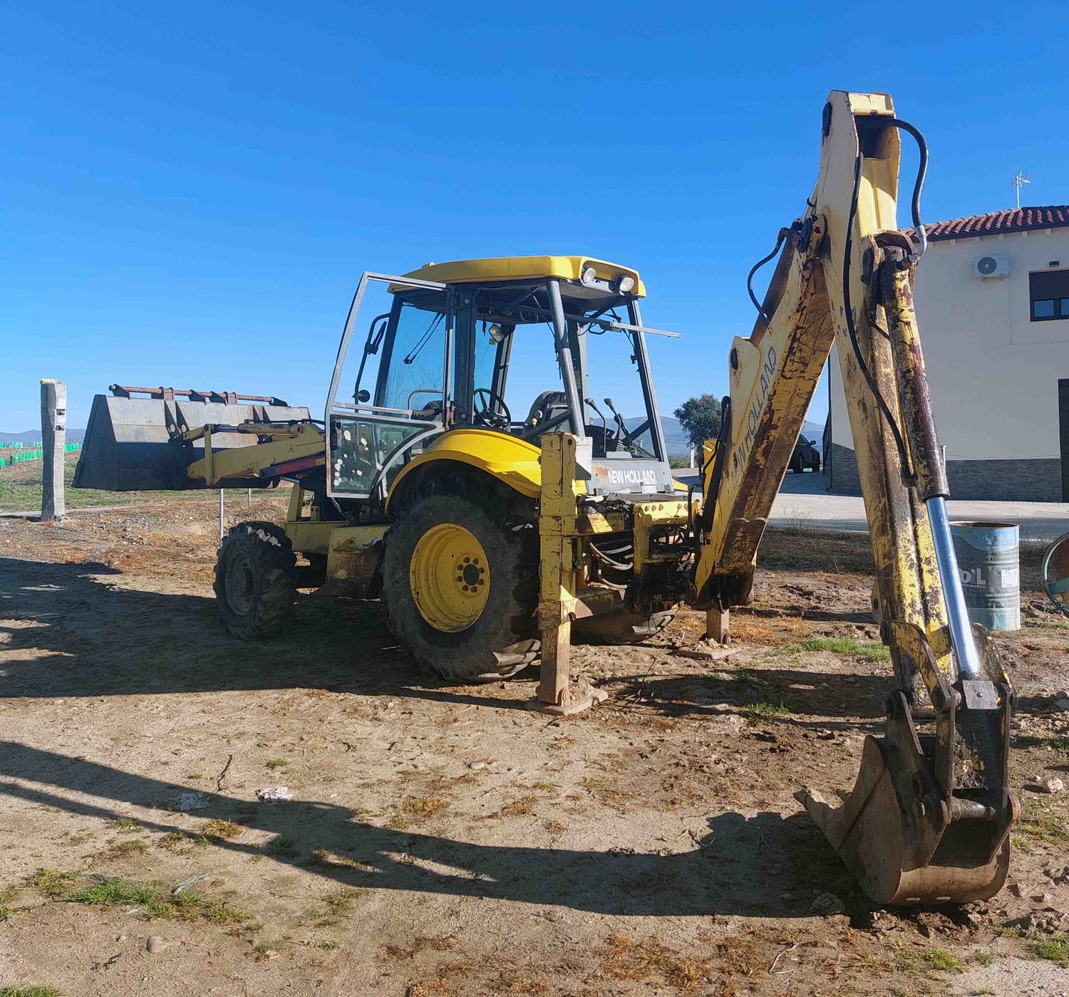 excavadora retroexcavadora mixta pala cazo giratoria giro cero cazo limpieza bilvava martillo retro mandos pilotados komatsu