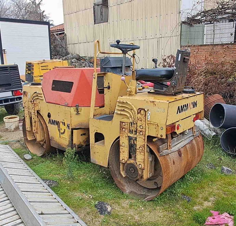 rodillo compactador ammann DTV 213 vibracion rulo compactacion movimiento tierra excavadora dumper cadenas bulldozer komatsu