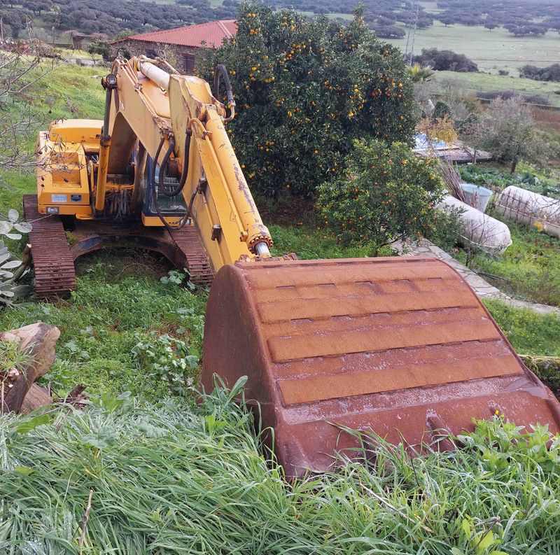 excavadora samsung SE210LC motoniveladora champion d686 detroit taluza cuchilla camino carretera cuchilla tierra dumper arena