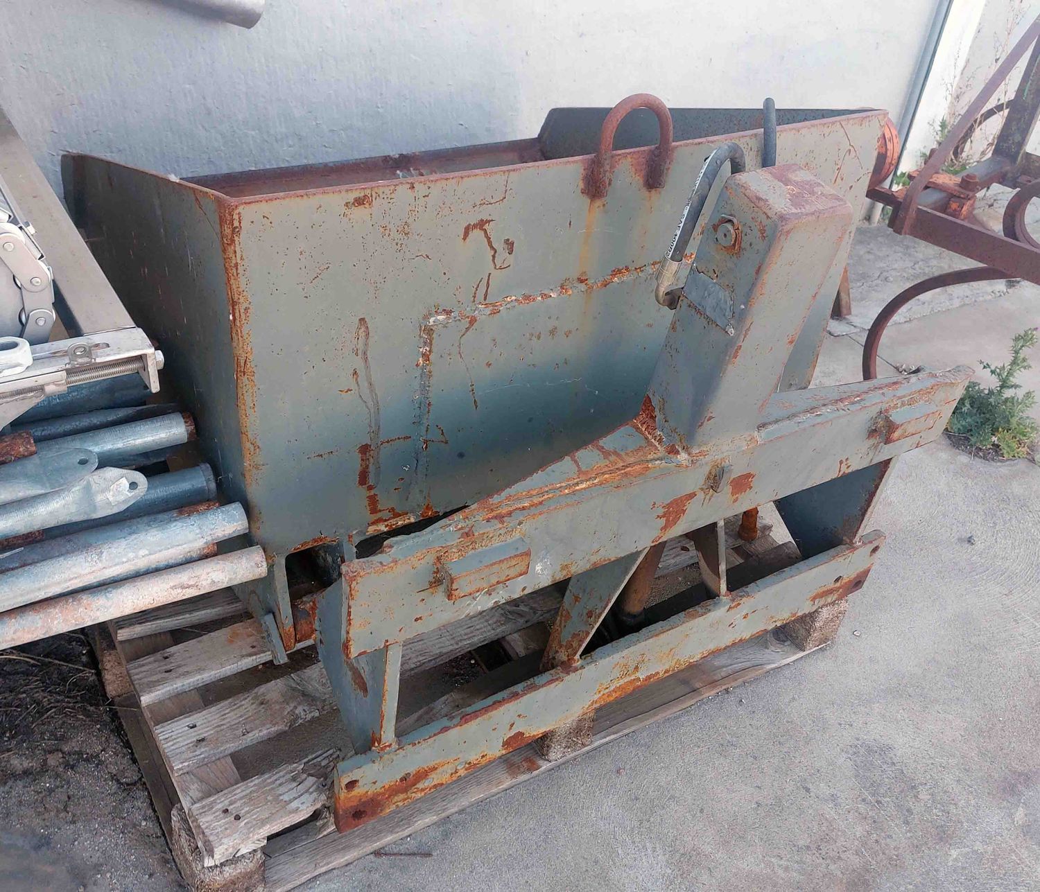 Cazo de carretilla de mecanica toro torito elevadora apilador transpaleta carga mastil mástil still komatsu fenwick manitou