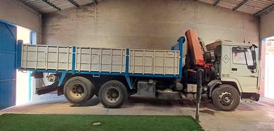 camion volvo FL7 Intercooler basculante grua palfinger PK 20002 Performance cabestrante pulpo camión tacógrafo itv eje caja