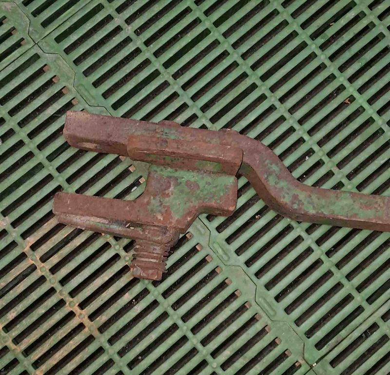 barra enganche tiro oscilante tractor John Deere 4055 serie 6000 7000 50 remolque trailla empacadora cuba purín grada doble