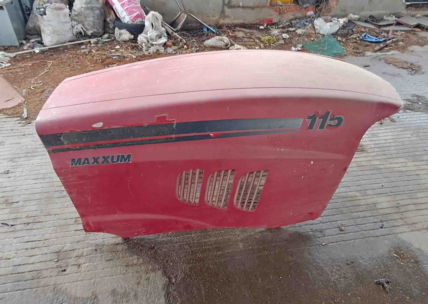 Capo capó capot tractor Case IH Maxxum 115 año 2011 capota morro cofre cubierta delantera new holland motor doble traccion