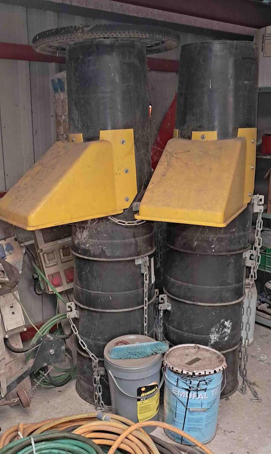 Tubos de bajada de escombros carretilla carretillo chino material obra construccion andamio hormigonera bajante regla dumper 