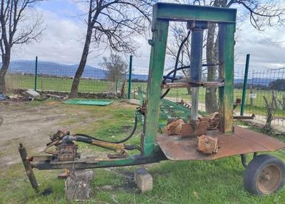 rajadora leña tonelada bomba piston cardan toma fuerza tractor encina chopo olivo almendro roble calefaccion calefacción casa