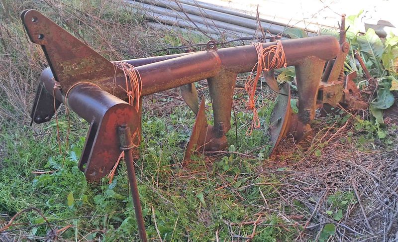 arado 3 discos grada pulgada rodamiento rueda nivedadora hierba tractor simple doble traccion vertedera cultivador chisel