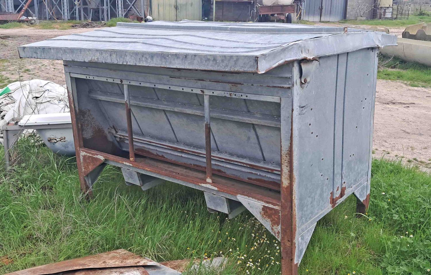 comedero ternero choto galvanizado kilo pienso crecimiento cerramiento vallas teleras choto cebo silo ternera vaca campo case