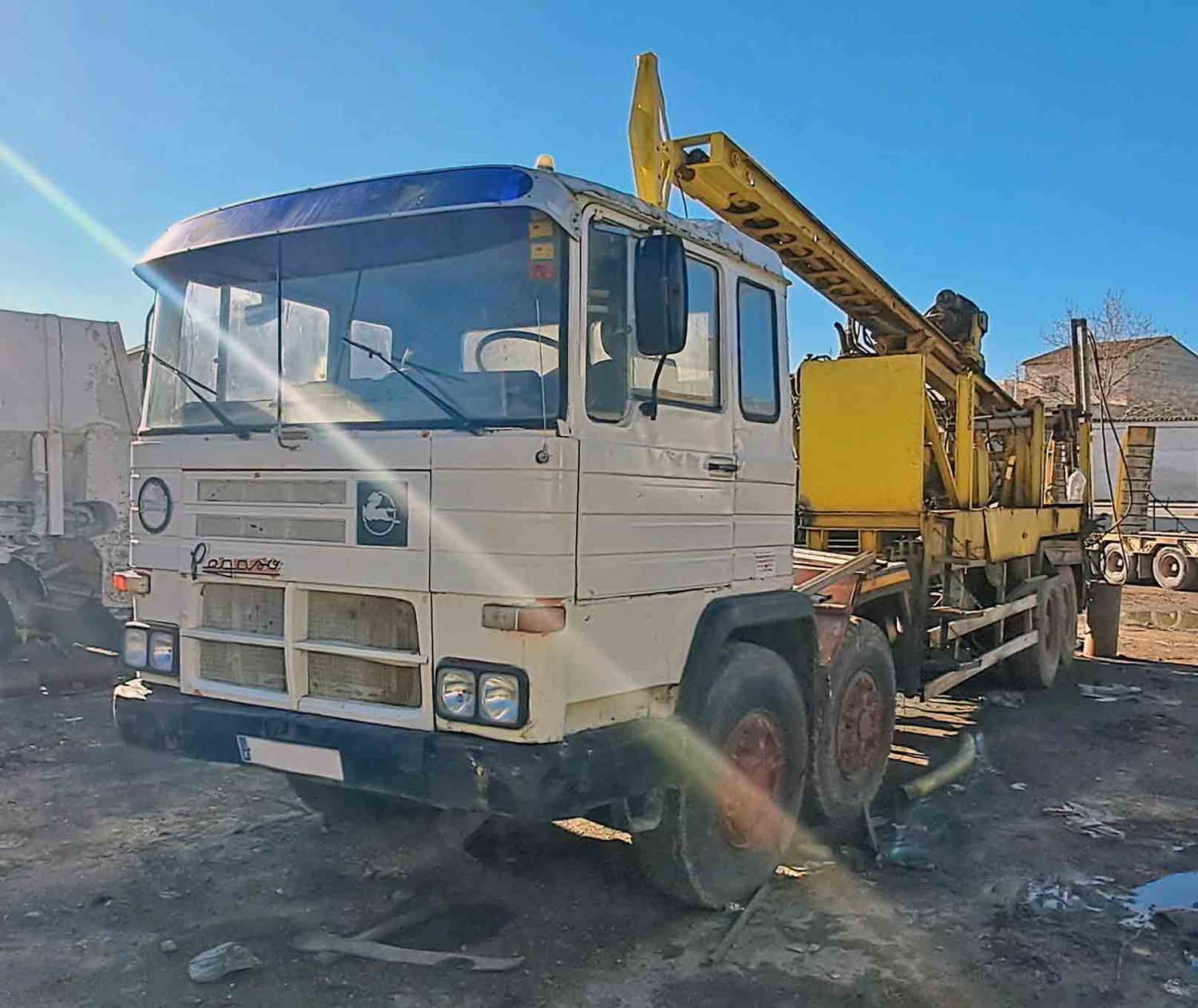 camion camión sondeos pegaso 3088 pozo agua riego perforación perforacion olivar super intensivo extracción extraccion tubo