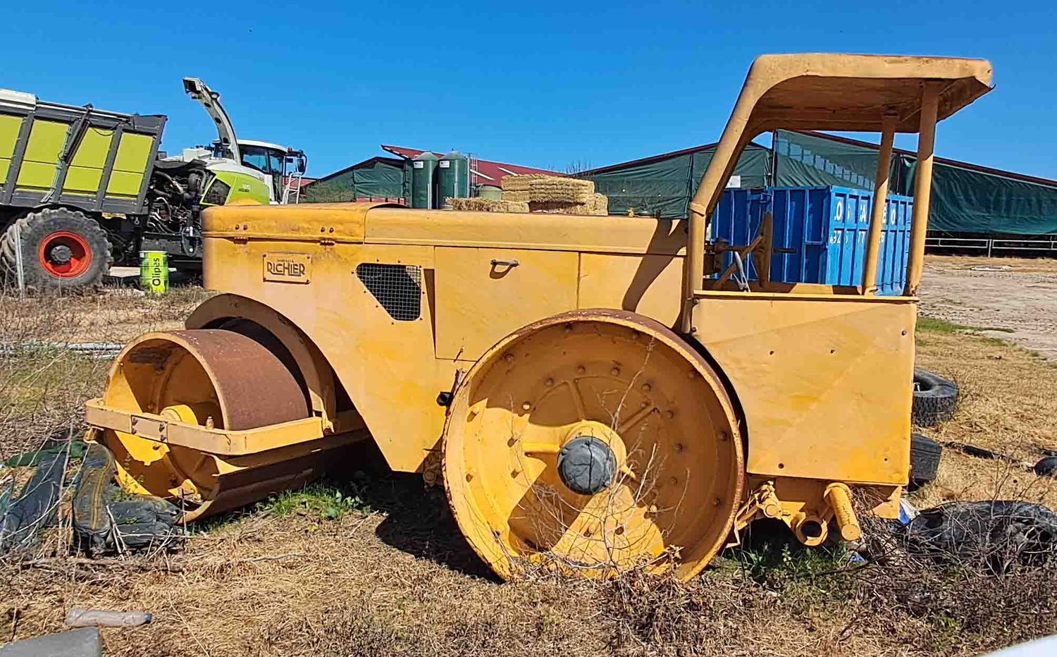 rodillo compactador ammann richier vibracion rulo compactacion movimiento tierra excavadora dumper cadenas bulldozer komatsu