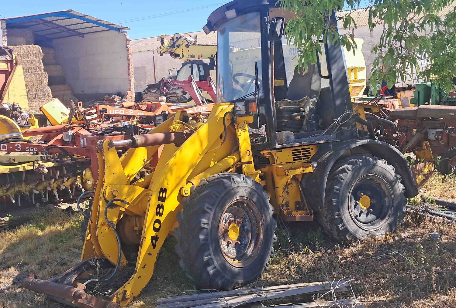 pala cargadora jcb 408b cargador frontal pala mecánica rueda oruga cadena minicargadora mini retroexcavadora mixta cazo metro