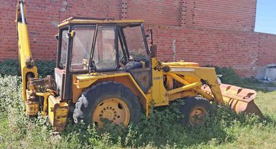 retroexcavadora mixta john deere 500-c cazo giratoria motoniveladora bulldozer ripper taluza cuchilla dumper retro excavadora