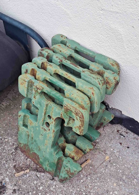 6 Contrapeso delantero morro maletín maletin John Deere Serie 20 30 40 50 1020 1120 1520 2020 3120 1030 1130 2120 2130 2850