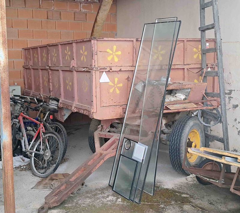 remolque agrícola agricola fijo 2 eje freno hidraúlico hidraulico documentacion documentación documentado kilo kgs caja lanza