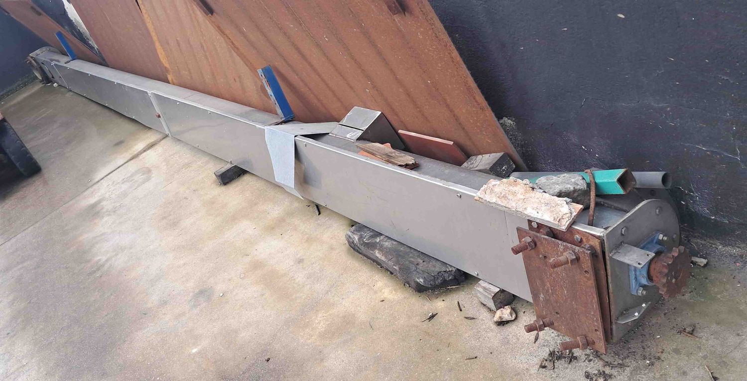 Sinfín sin fin cinta transportadora cereal saco grano tolva almazara aceituna simiente siembra aceite elevar subir tornillo
