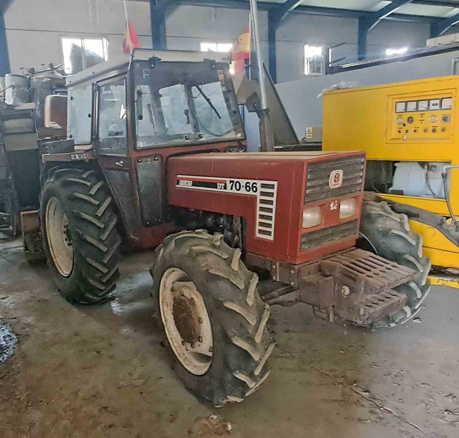 tractor fiat 70-66 doble tracción traccion cv elevador cambio cubierta toma de fuerza arado vertedera cultivador remolque