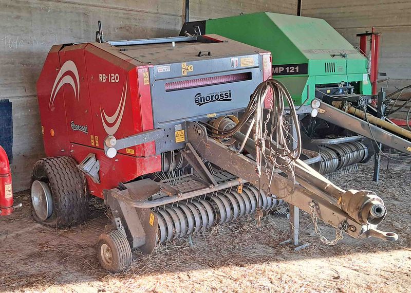 rotoempacadora enorossi RB 120 ROTOR TWINE-NET malla cuerda pita red bola alpaca redonda pick-up alimentador metro m tractor