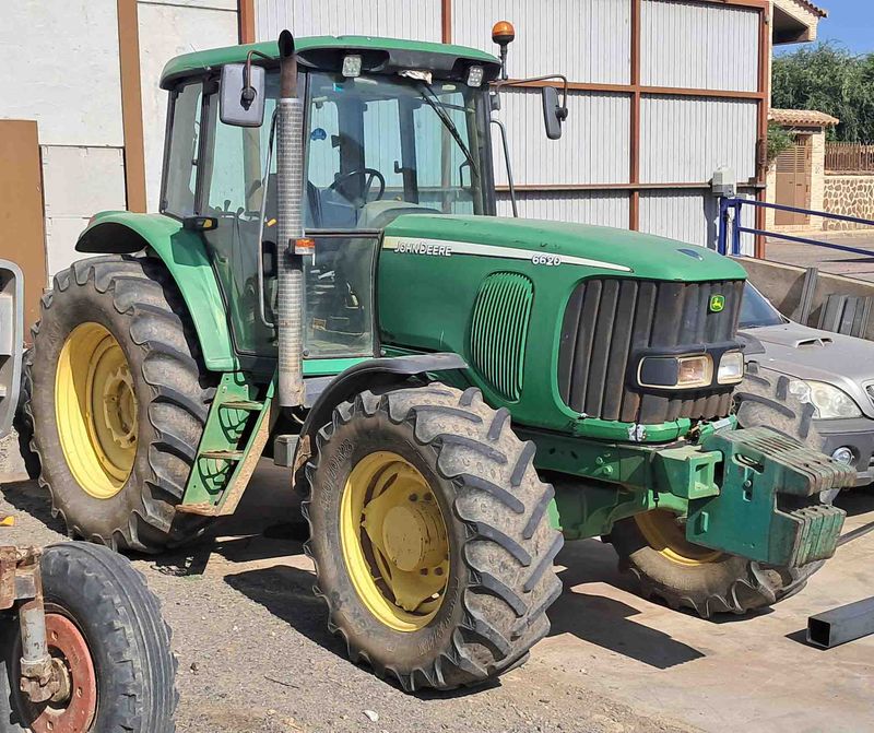 tractor doble tracción traccion john deere 6620 arar acarrear remolque subsolar subsolador arado cultivador gradear grada