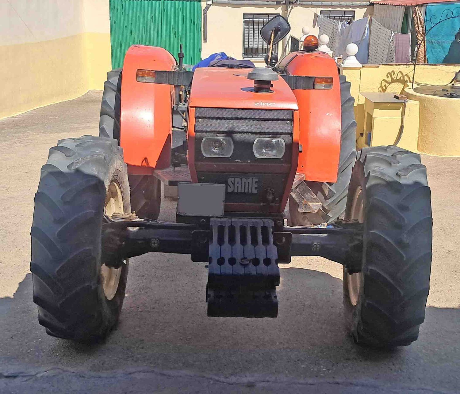 tractor same explorer II 70 special cultivador remolque volquete cajon herramienta gasoleo gasóleo huerto olivar almendro
