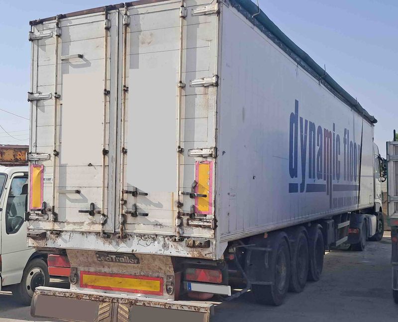 semirremolque remolque trailer cabeza tractora caja abierta lona transporte aluminio biomasa residuos cereales madera 