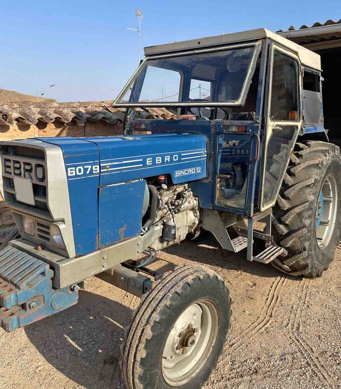 tractor ebro 6079 simple traccion tracción cabina estructura proteccion protección homologada perkins 160d super-55 155d 460 