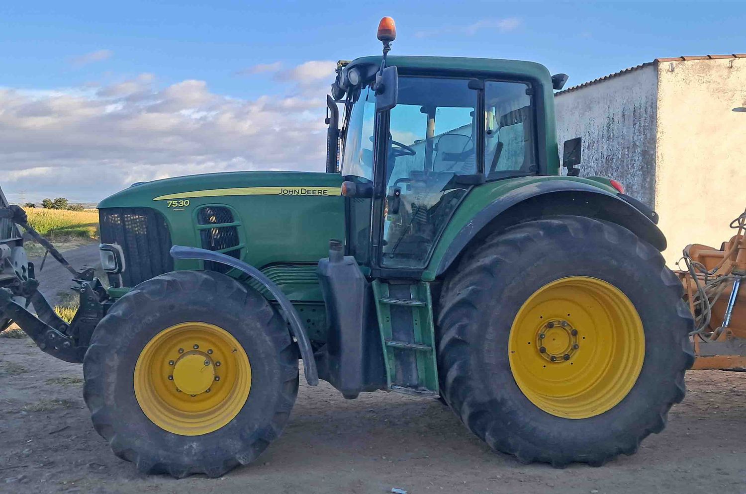 tractor doble traccion tracción john deere 7530 premium tripuntal delantero aire acondicionado trailla cv 7930 8000 8100 8320