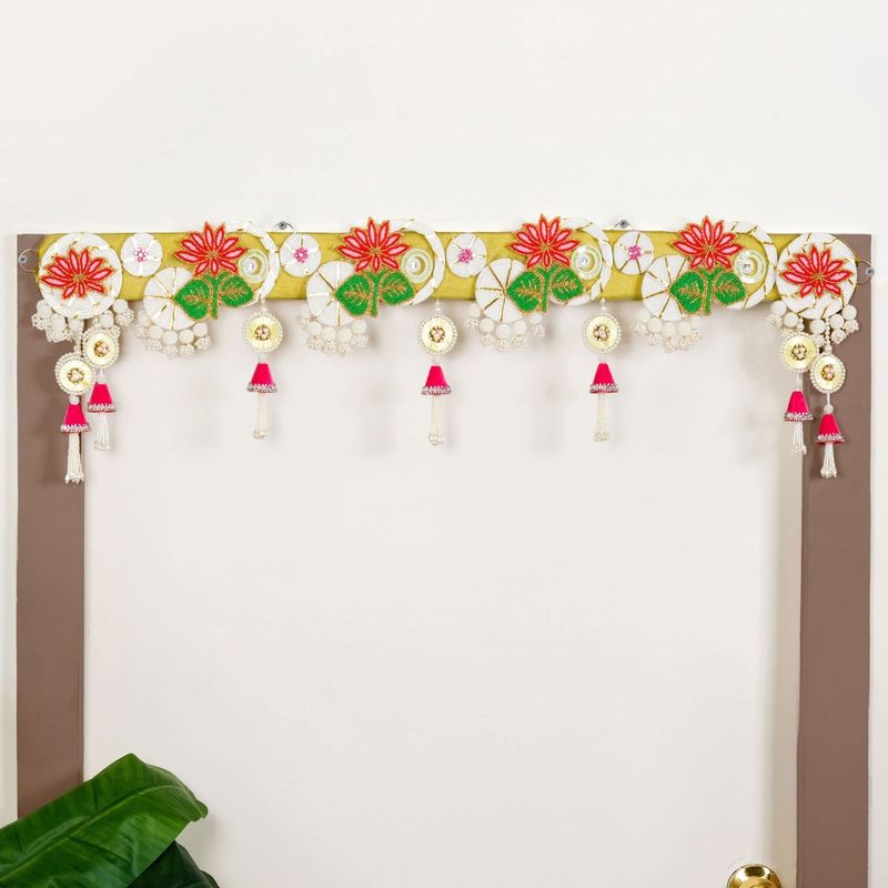 Lotus Pearl Toran For Door