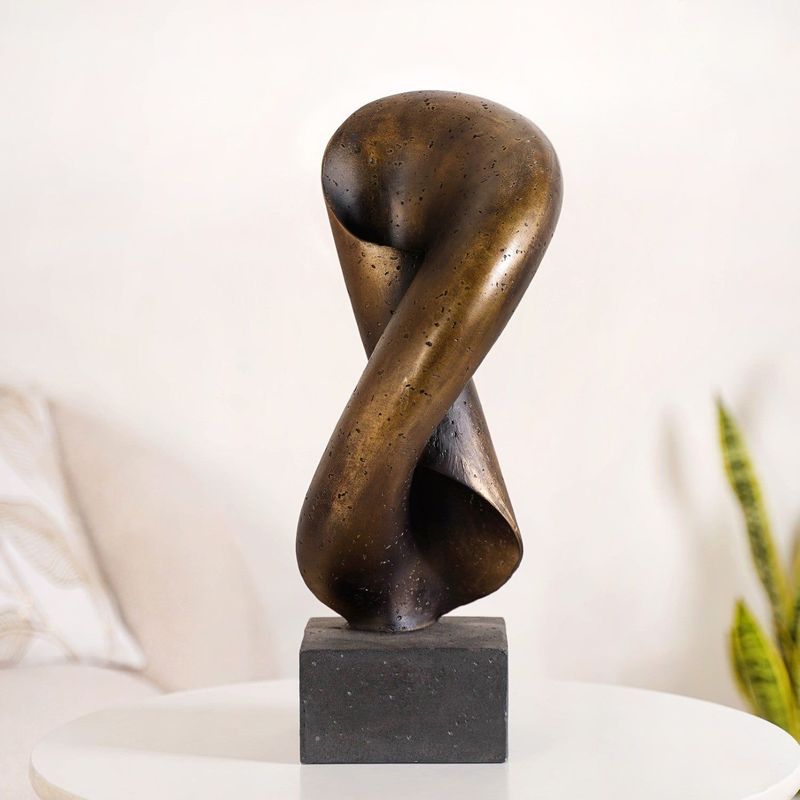 Bronze Flow Resin Accent Decor