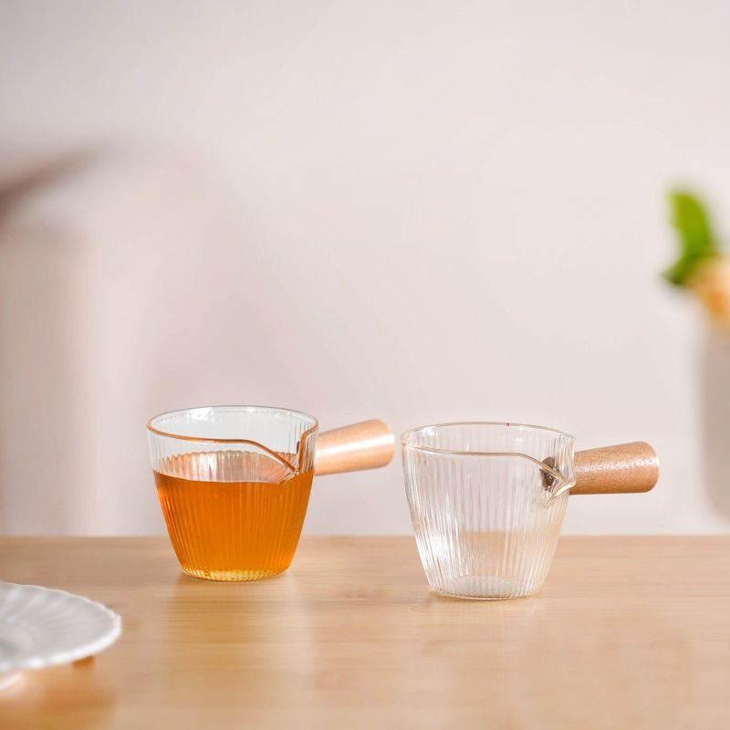 Glass Flavouring Saucer Set Of 2 120ml