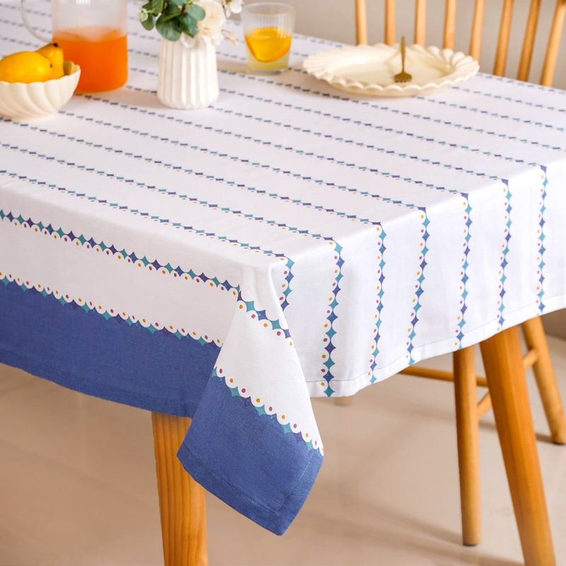 Florina 6 Seater Pure Cotton Tablecloth 215x167cm