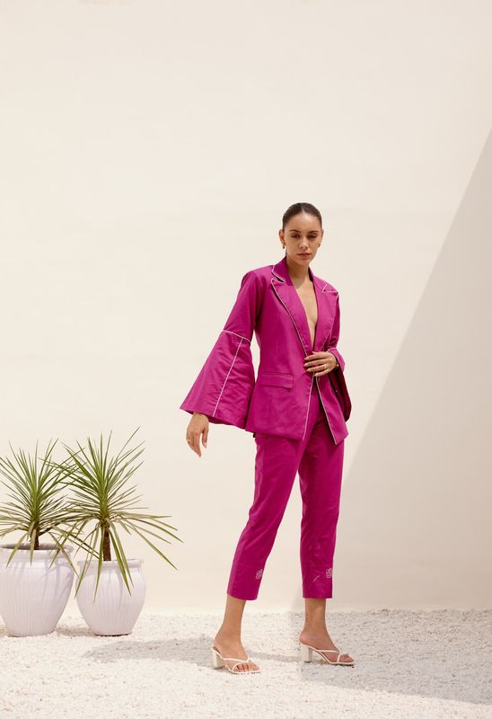 Joy Co-ord Set- Magenta (Set of 2)