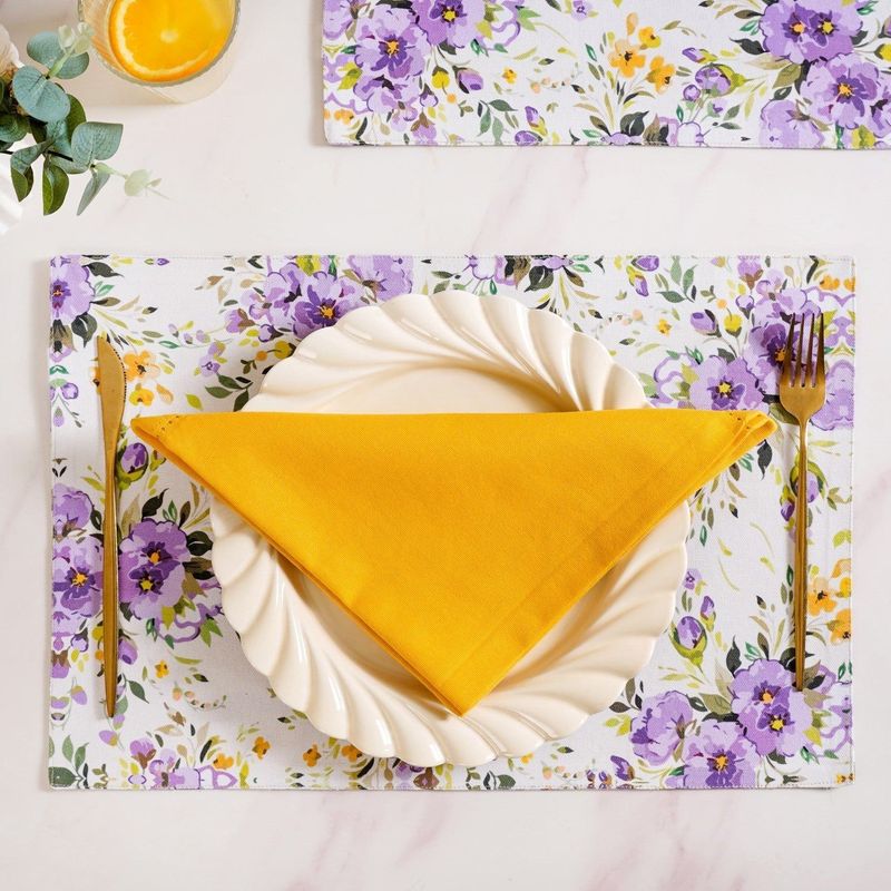 Table Napkin Sunny Yellow Set Of 6