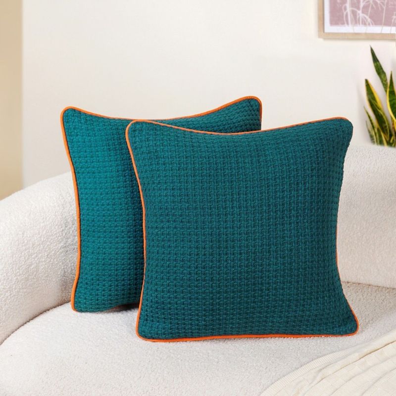 TangTrim Cotton Couch Cushion Cover Set Of 2