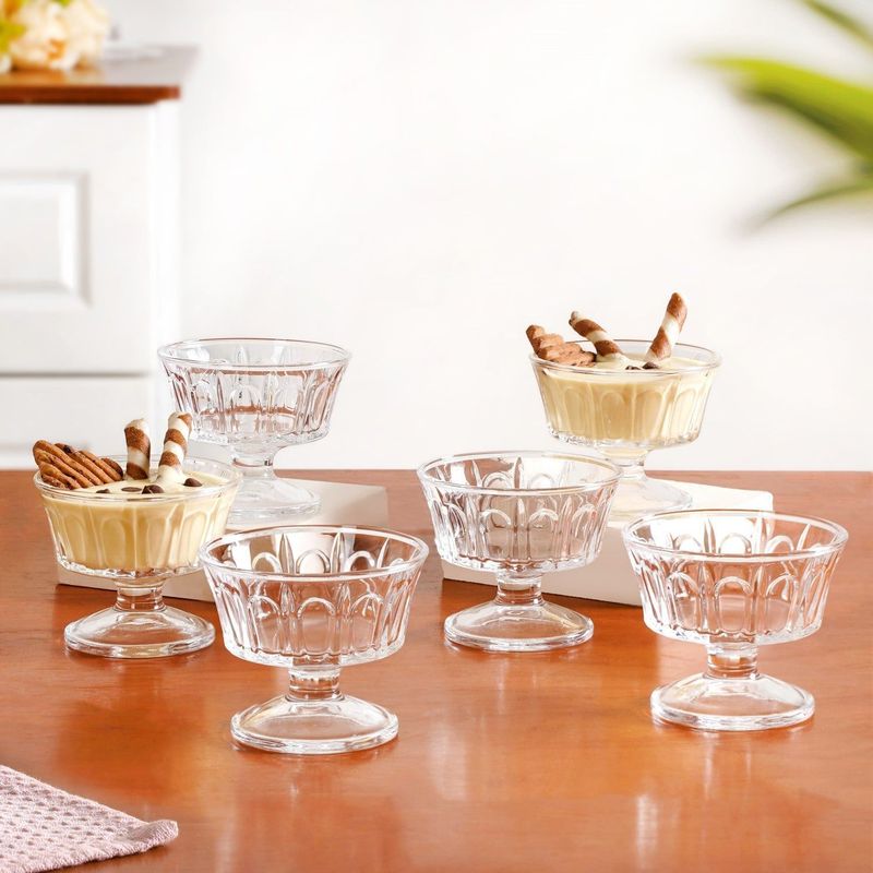 Vintage Dessert Glass Set Of 6 120ml