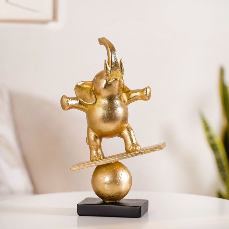Seesaw Elephant Desk Ornament