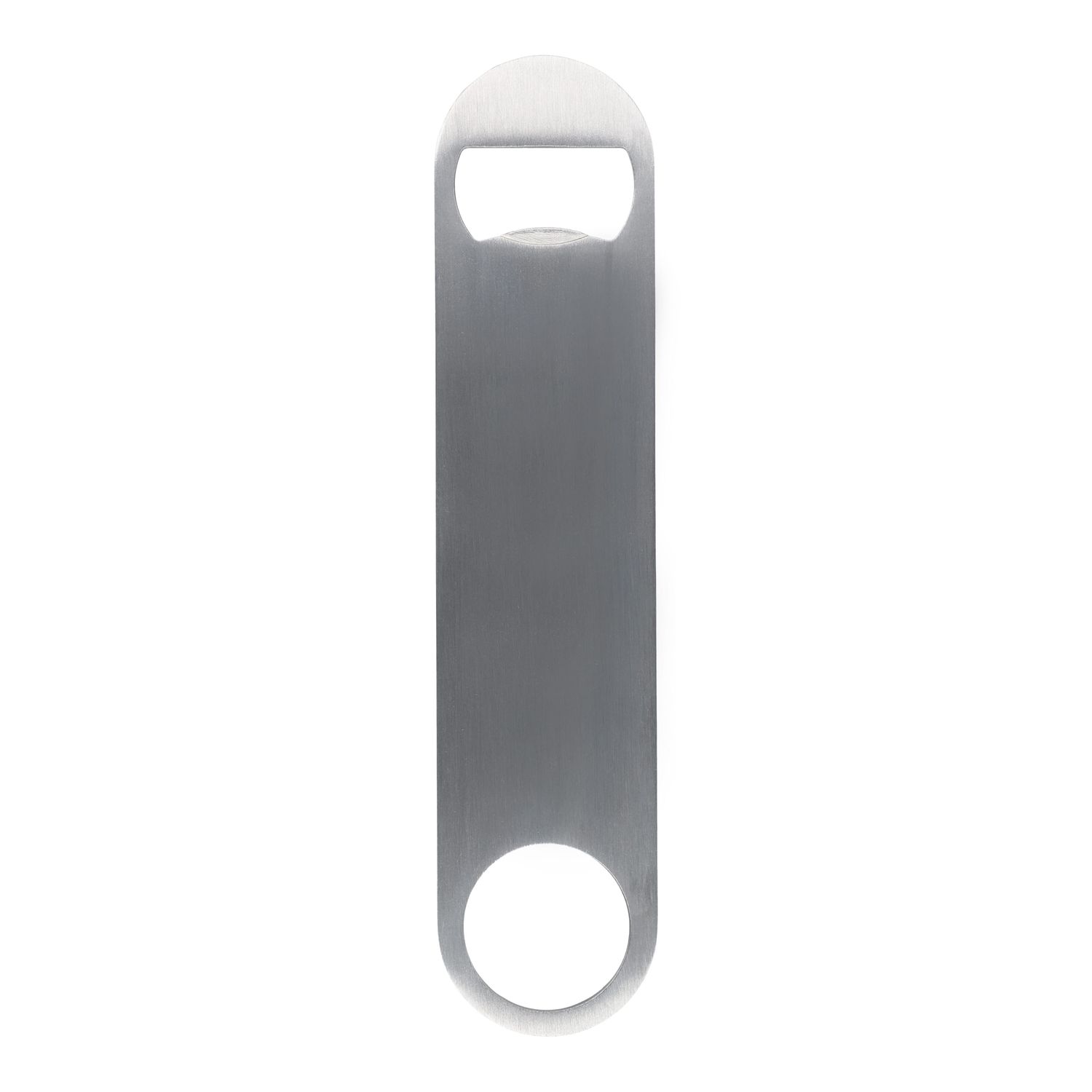 Flesopener van roestvrij staal, Kleur: Zilver